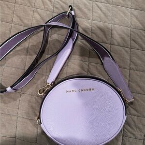 Marc Jacobs Light Purple Round Crossbody Bag